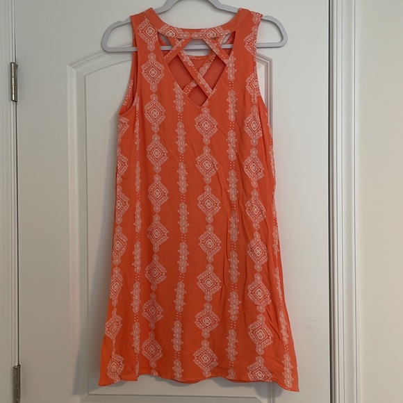 Pink and White Patterned Maurice’s Dress - M - Picture 2 of 2